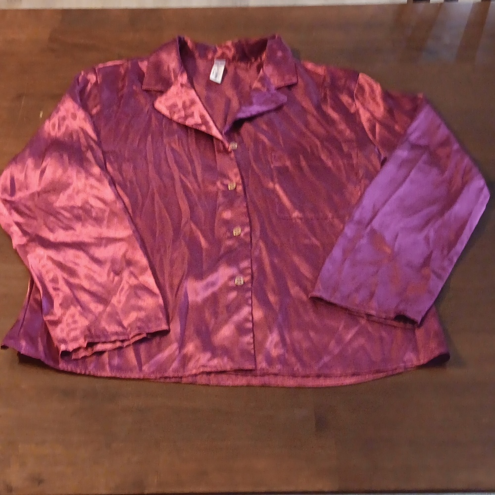 Women's Lilac+London Satin Pajama Pant set, Small - Picture 2 of 4